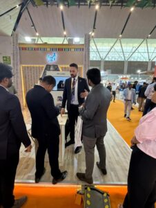 إير كايرو تتألق بمعرض SATTE السياحي بالهند