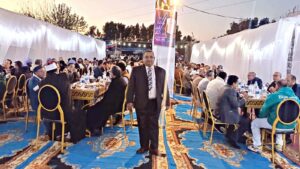قيادات ورجال دين في حفل إفطار الوحدة الوطنية لشركة أمواج