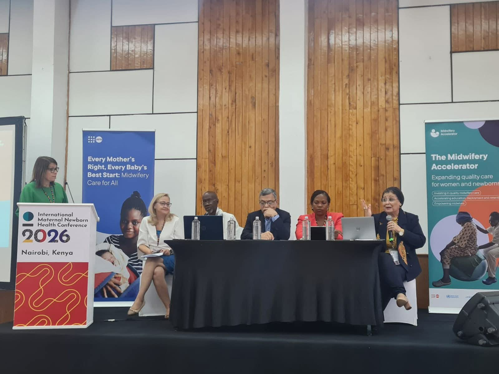 الألفي تشارك في المؤتمر الدولي لصحة الأم بنيروبي