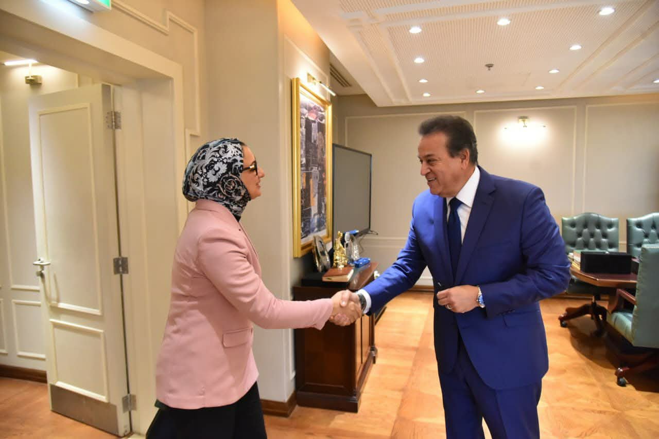 عبدالغفار ومجدي يبحثان تطوير الخدمات الصحية بالوادي الجديد