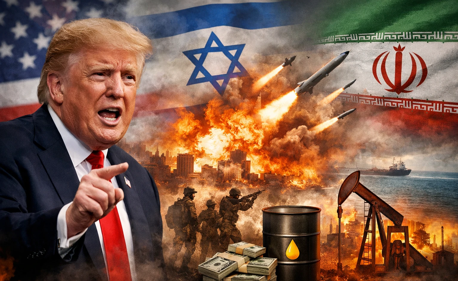 صواريخ وحرب كلامية.. ترامب يحاول التفاوض مع إيران وسط الفوضى