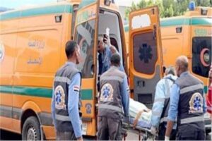 وفاة سيدة ورضيعها وإصابة 4 في حادث انقلاب سيارة ملاكي بالطريق الصحراوي الغربي بأسيوط