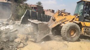 الجيزة إزالة ٢٤ حالة بناء مخالف وتعديات على الأراضي الزراعية