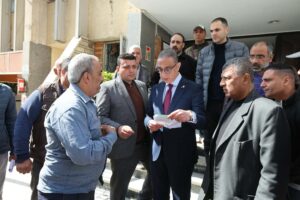 محافظ الجيزة يتفقد مقر هيئة النظافة والتجميل بالجيزة