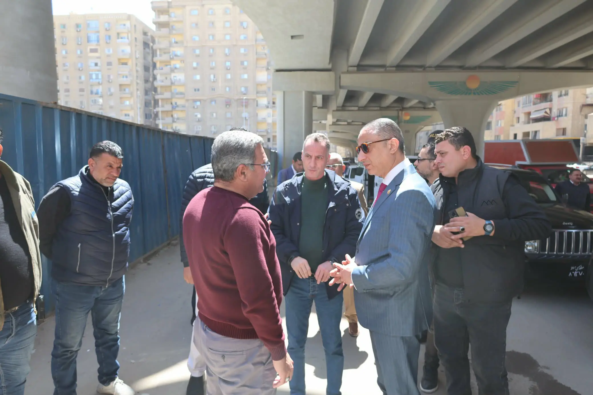 حملة لمحافظ الجيزة لتفقد النظافة بنفق الفكهانية وأسفل محور عمرو بن العاص والجنوب