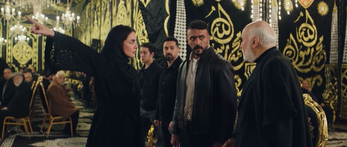 درة تطرد أحمد العوضى من عزاء أمها فى علي كلاي