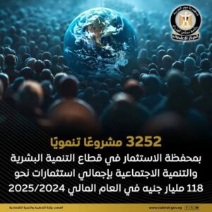 تريليون جنيه استثمارات عامة لتعزيز التعليم والصحة والحماية الاجتماعية