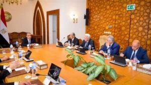 وزير الخارجية يلتقى مع مجموعة من السفراء المتقاعدين ويبحث محددات الموقف المصرى