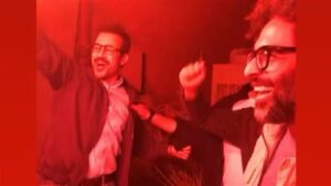 أحمد داود يحتفل بانتهاء تصوير «بابا وماما جيران»