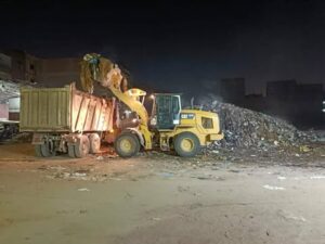 الجيزة: رفع ٢٢٠٠ طن مخلفات بحي الهرم وجنوب الجيزة باستخدام ٨٣ نقلة