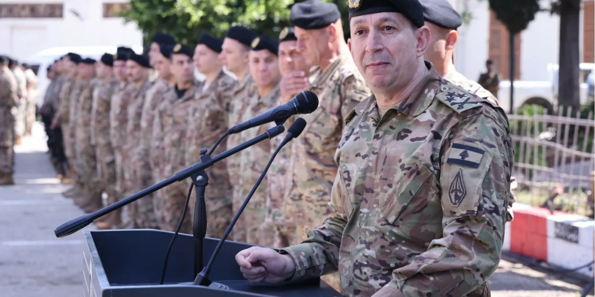 قائد الجيش اللبناني: ماضون في استعادة كامل الأراضي المحتلة من إسرائيل