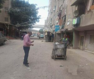بدء تفعيل منظومة الجمع السكني للمخلفات بالبراجيل فى المنيرة الغربية