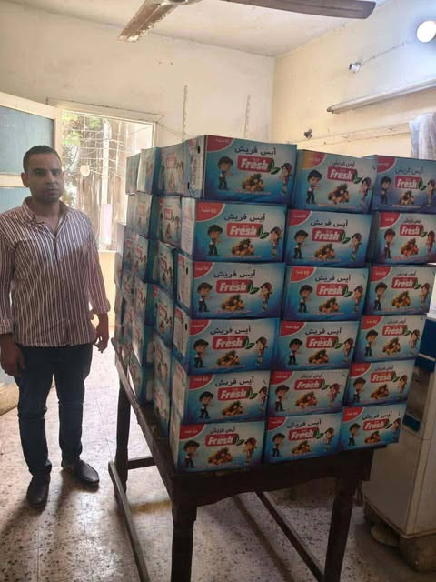 تموين أسيوط يضبط 5400 قطعة لوليتا منتهية الصلاحية بمركز البداري