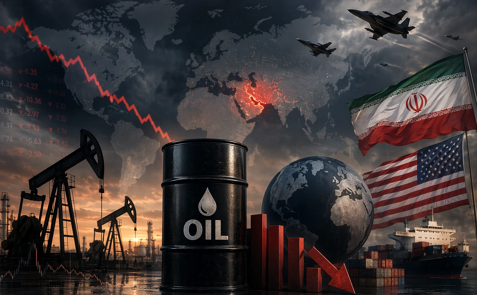 حرب إيران تشعل الأسواق.. والاقتصاد العالمي يواجه صدمة كبرى