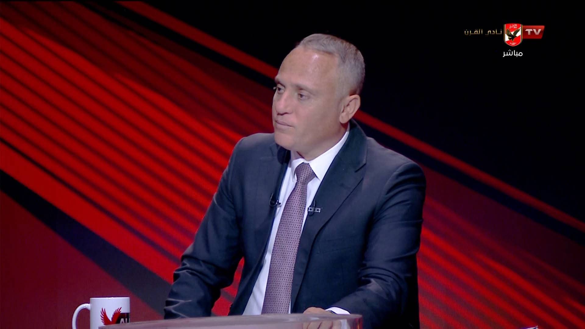 منع ظهور أسامة حسني على قناة الأهلي أو أي وسيلة إعلامية و إحالته للتحقيق