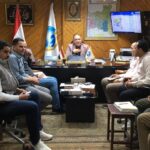 إجتماع رئيس شركة مياه الغربية