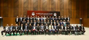 اتحاد الكرة يسلم الحكام الشارة الدولية ويحتفي برباعي المونديال