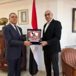 سفير مصر بالجزائر مع نائب رئيس نادي الزمالك