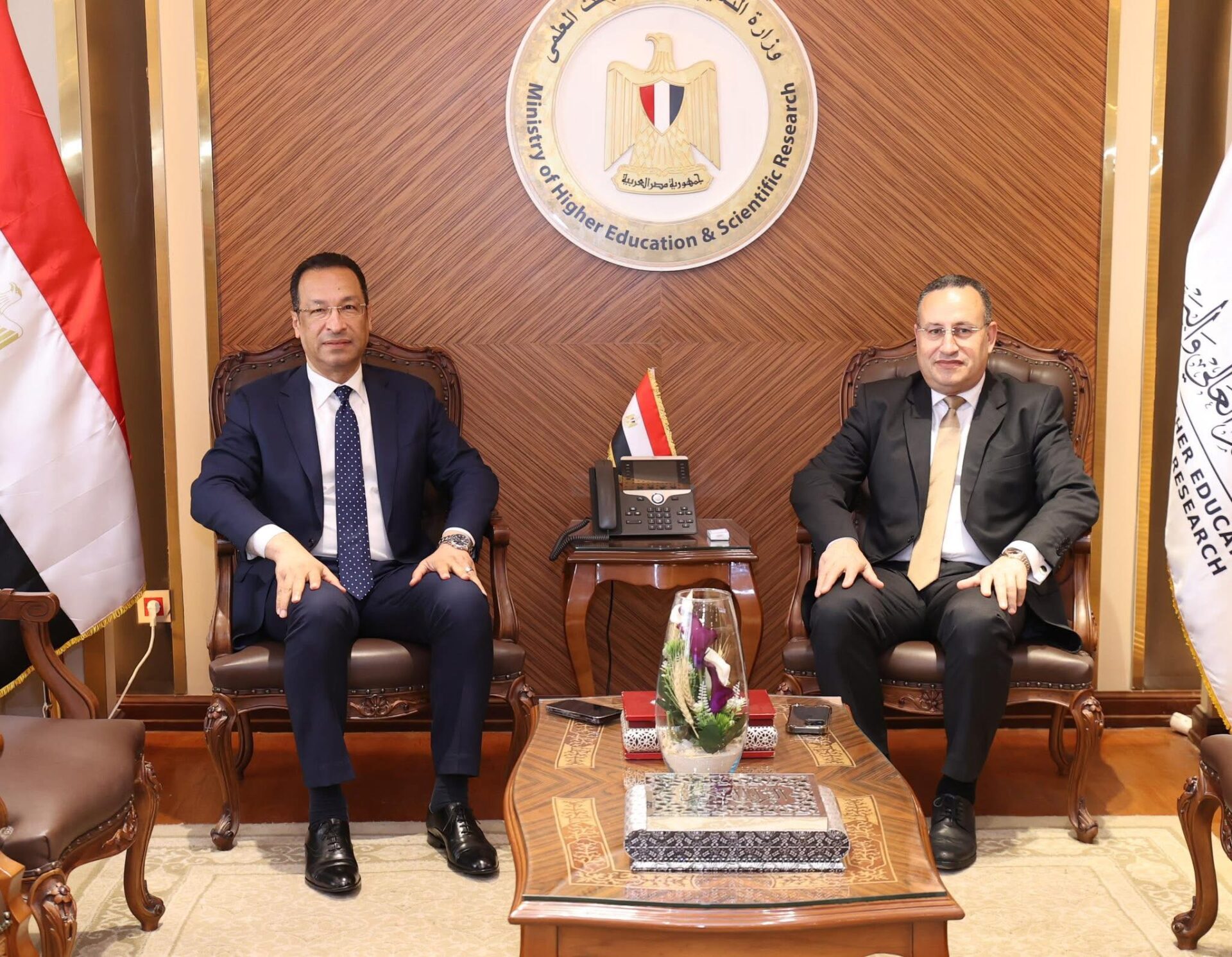 وزيرا التعليم العالي والاتصالات يطلقان مرحلة جديدة من التعاون في مجالات التحول الرقمي