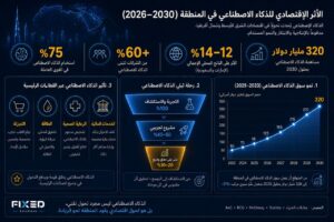 فيكسد سوليوشنز: الذكاء الاصطناعي يضيف 320 مليار دولار لاقتصاد المنطقة بحلول 2030