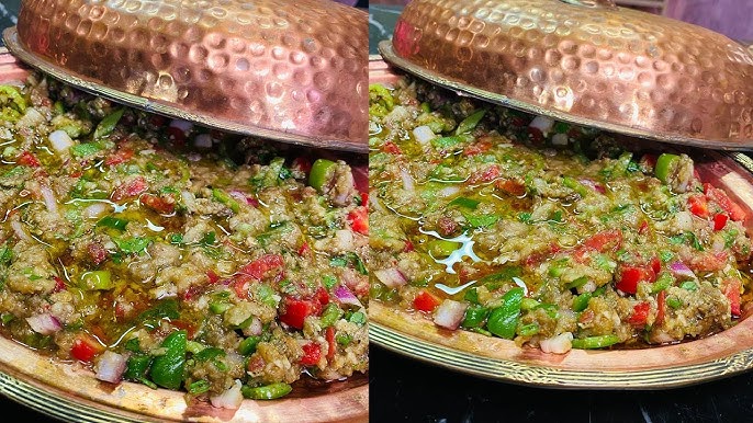 سلطة الباذنجان الشهية.. وصفة سهلة بطعم مدخن لا يُقاوم