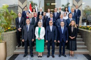 وحدة مكافحة غسل الأموال تستقبل وفد مكتب الأمم المتحدة لدعم وبناء السلام