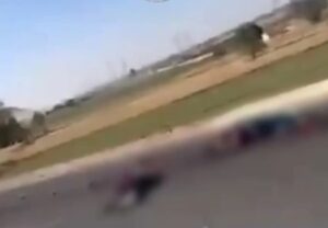 أثناء مرورها بسرعة زائدة على الطريق.. تريلا تدهس شخصان أعلى محور ديروط في أسيوط