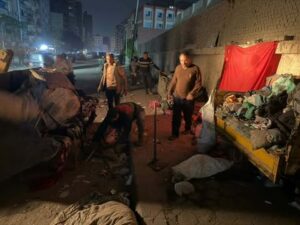 جولة ليلية لمحافظ الجيزة بشوارع العمرانية والجنوب لمتابعة حالة النظافة والإشغالات