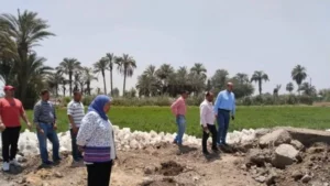 السكرتير العام لمحافظة المنيا يتابع حملات الإزالة وطرق الأبواب بالمراكز التسع