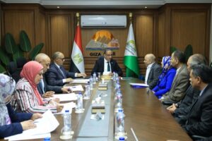 محافظ الجيزة يترأس لجنة القيادات لاختيار المتقدمين لشغل مناصب مديري عموم إدارات بالإسكان والزراعة