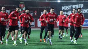 الأهلي يستعد لمباراة سموحة في الدوري