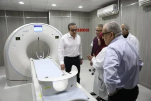 وزير الصحة يتفقد تطوير مستشفى مدينة نصر للتأمين الصحي