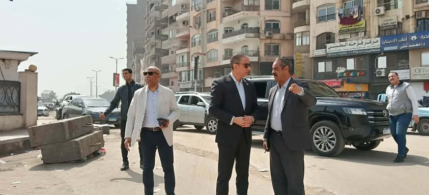 جولة تفقدية لمحافظ الجيزة داخل أحياء الوراق وإمبابة