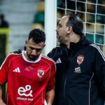 تريزيجية عقب إصابته في مباراة الزمالك