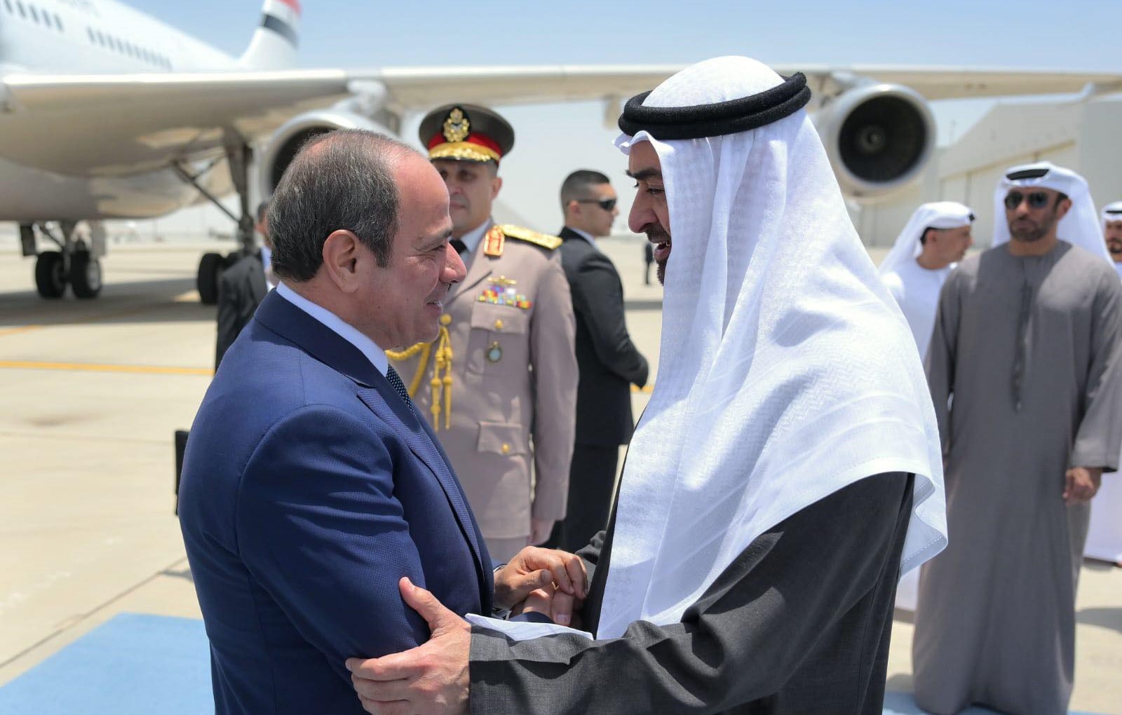 السيسي يؤكد الرفض القاطع لأي اعتداء يمس سيادة دولة الإمارات