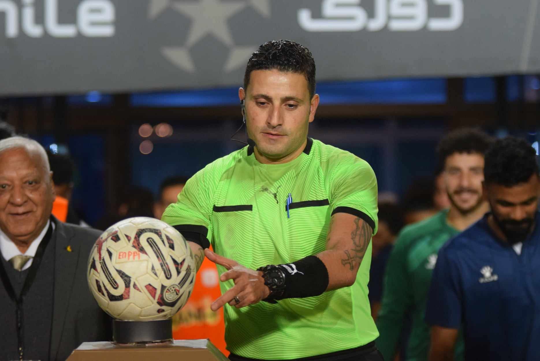 وائل فرحان حكمًا لمواجهة حرس الحدود و طلائع الجيش بالدوري