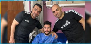إصابة عبد الرحيم عموري لاعب غزل المحلة بكسر في الكاحل وخضوعه لجراحة اليوم