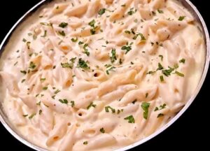 مكرونة بالوايت صوص بطعم مختلف ولذيذ