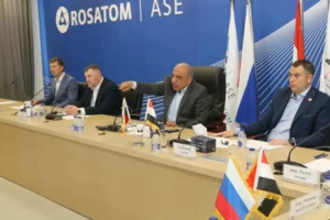 وزير الكهرباء يشهد استقبال وعاء ضغط المفاعل للوحدة النووية الثانية بمحطة الضبعة