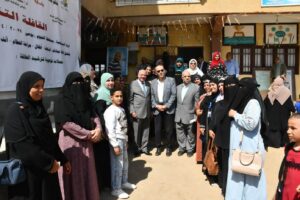 جامعة عين شمس تنظم قافلة تنموية شاملة بالفيوم