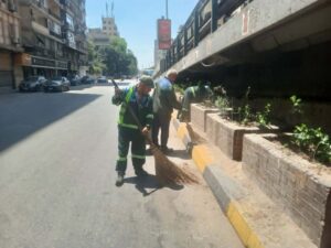 الجيزة تطلق حملات نظافة موسعة يوم الجمعة لرفع كفاءة الشوارع والمحاور