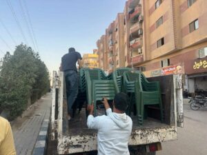 جولة مفاجئة لمحافظ الجيزة بحدائق الأهرام