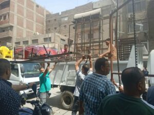 الجيزة ترفع 300 حالة إشغال بشارع ناهيا ومحيط المزلقان ببولاق الدكرور