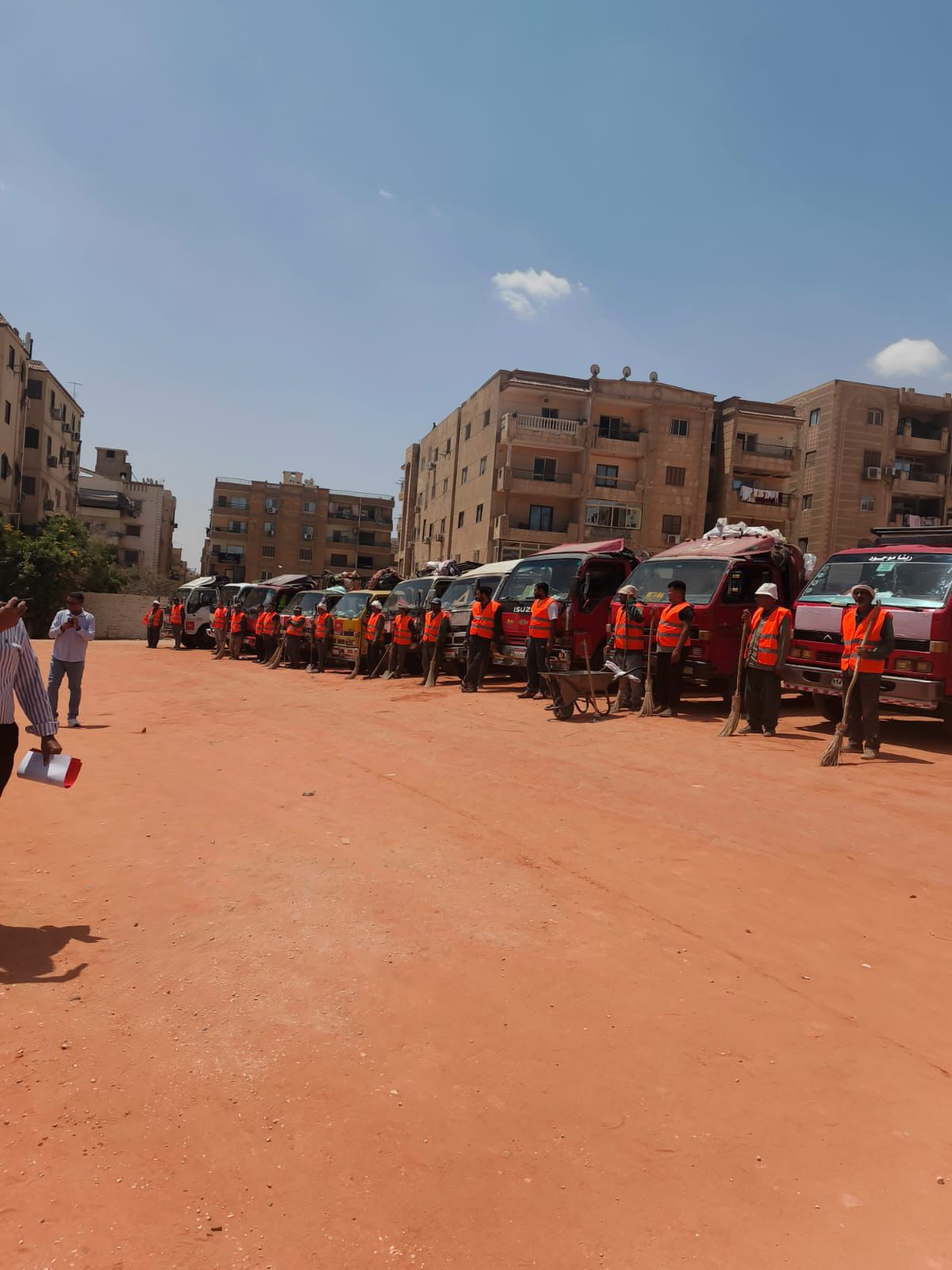 الجيزة: بدء تطبيق منظومة نظافة متكاملة بهضبة الأهرام