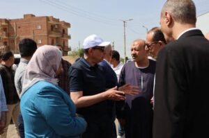 محافظ المنيا يتفقد اللمسات النهائية لسوق بني مزار الحضاري استعدادًا لافتتاحه