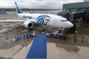 بوينج ومصر للطيران يعلنان عن تسليم  أولى صفقة طائرات(B737-8Max)