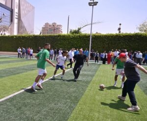 يوم رياضي بجامعة القاهرة يعزز الصحة والعمل الجماعي تحت شعار “معًا على طريق النجاح”