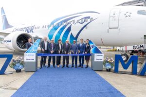 مصر للطيران تتسلّم أولى طائرات بوينج B737-8Max في إطار خطتها للتحديث الشامل لأسطولها الجوي