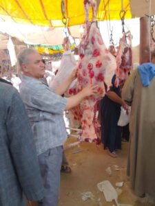 بيطري المنيا: ضبط أكثر من 555 كجم لحوم ومصنعات غذائية متنوعة خلال حملات رقابية مكثفة