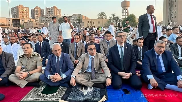 آلاف المصلين يؤدون صلاة العيد بـ61 مركز شباب و190 ساحة ومسجدًا بالمنيا